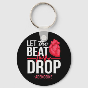 Llavero Dejar que The Beat Drop Adenosine TeeLet el ritmo