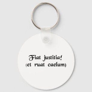 Llavero Deje la justicia ser hecho. (aunque la caída de