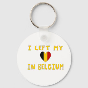 Llavero Dejé mi corazón en Bélgica