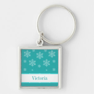 Llavero Dejemos que nieve Premium Keychain, Aqua