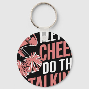 Llavero Dejo que mi porra hable Funny Cheerleader
