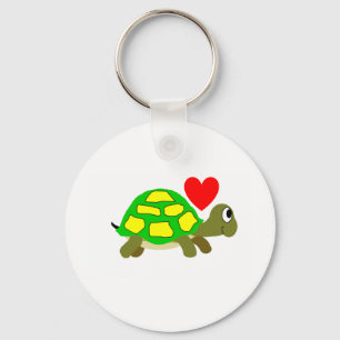 Llavero del amor de la tortuga