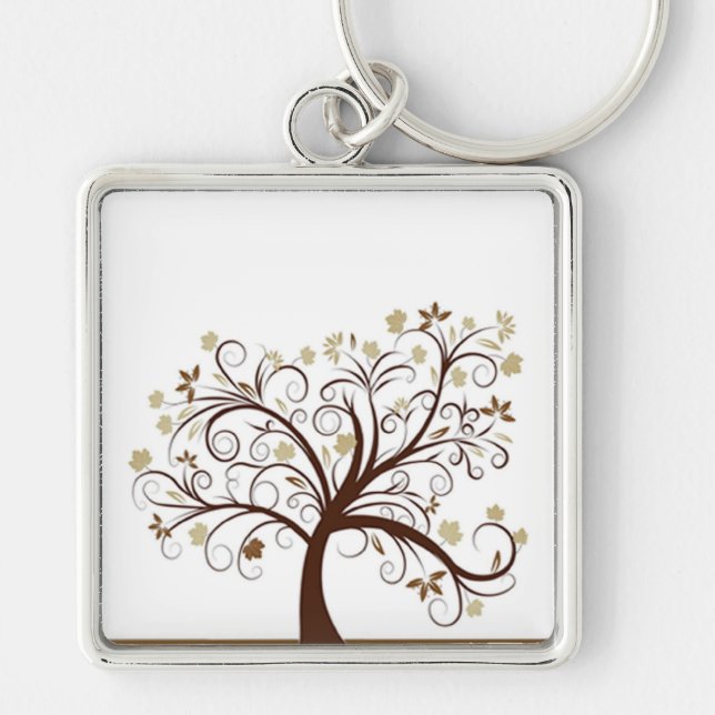 Llavero del árbol del otoño (Frente)