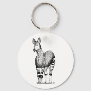 Llavero del arte del Okapi