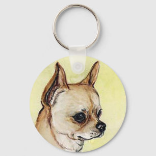 Llavero del arte del perro de la "chihuahua"