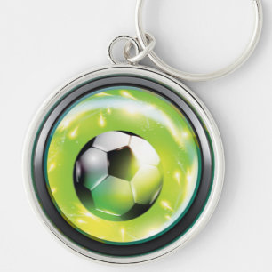 Llavero del balón de fútbol del fútbol