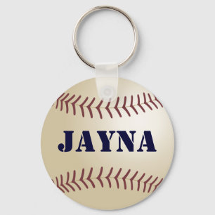 Llavero del béisbol de Jayna por 369MyName