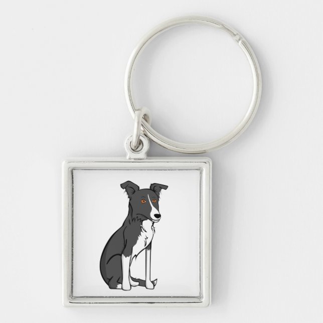 Llavero del border collie (Frente)