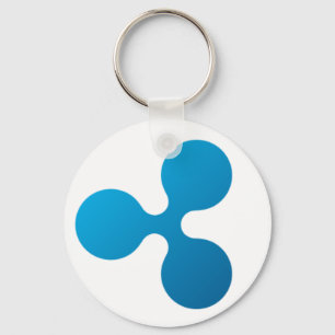Llavero del botón de la ondulación XRP