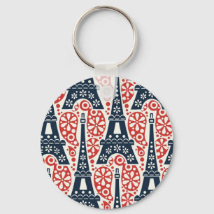 Llavero del botón de París