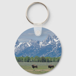 Llavero del búfalo de Teton