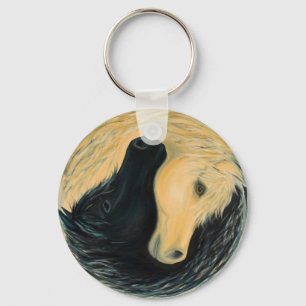 Llavero del caballo de Yin y de Yang