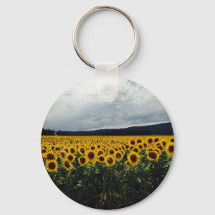 Llavero del campo del girasol