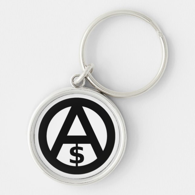 Llavero del capitalismo de Anarcho (Frente)