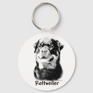 Llavero del carbón de leña de Rottweiler