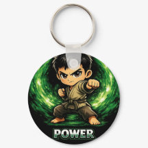 Llavero del Centro de Poder del Dojo Chibi