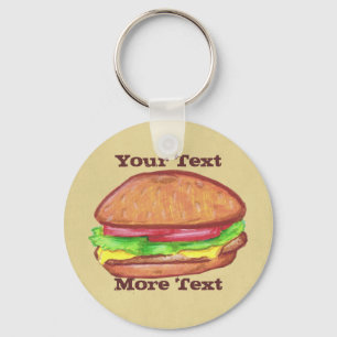 Llavero del cheeseburger
