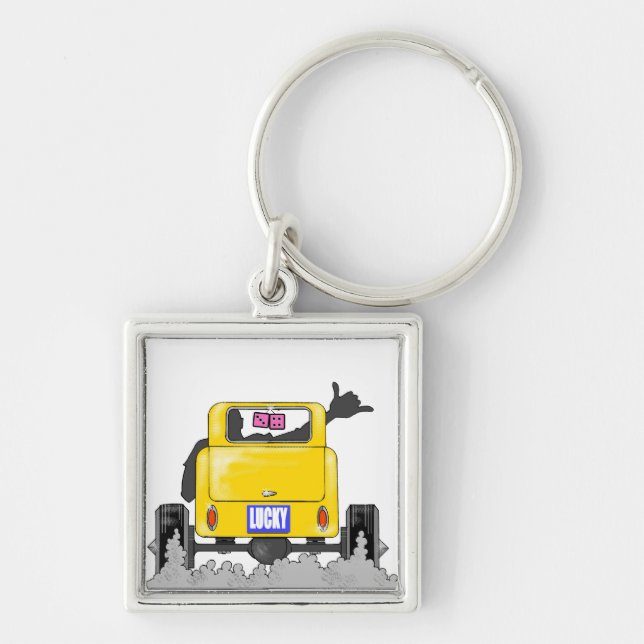 Llavero del coche de carreras (Frente)