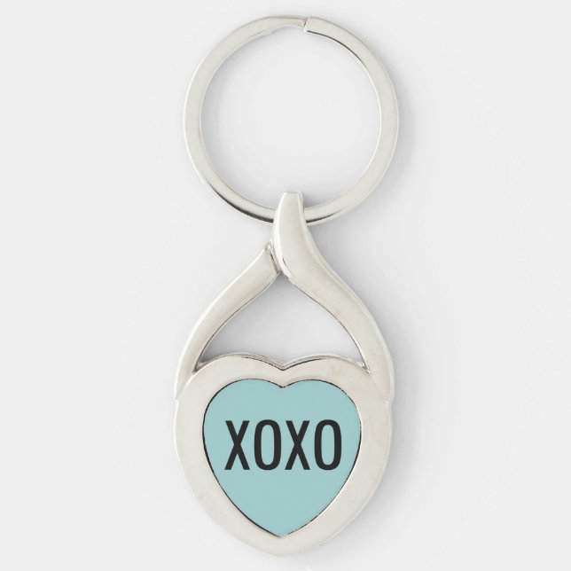Llavero del corazón de XOXO (Anverso)