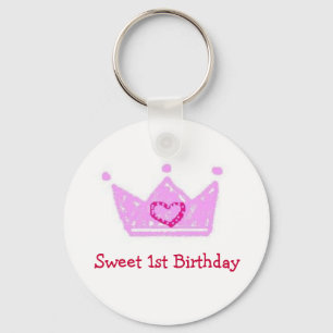 Llavero del cumpleaños del dulce del chica 1r