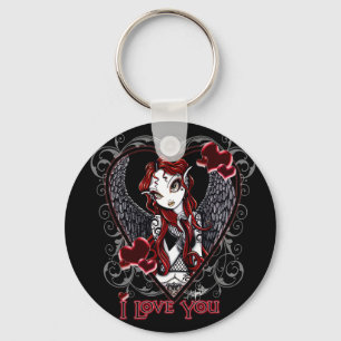 Llavero del día de Valentin del ángel de Stevie 