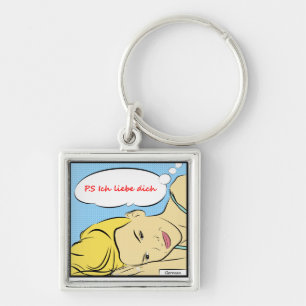 Llavero del dich del liebe del ich de P.S
