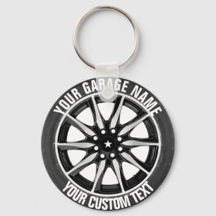 Llavero del dueño de la reparación del garaje o