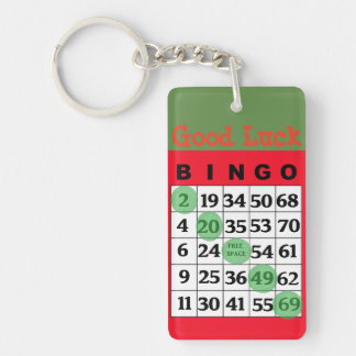 Llavero del encanto del BINGO de la buena suerte
