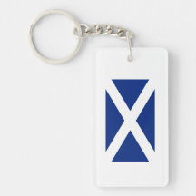 Llavero del escocés de la bandera de Saint Andrews