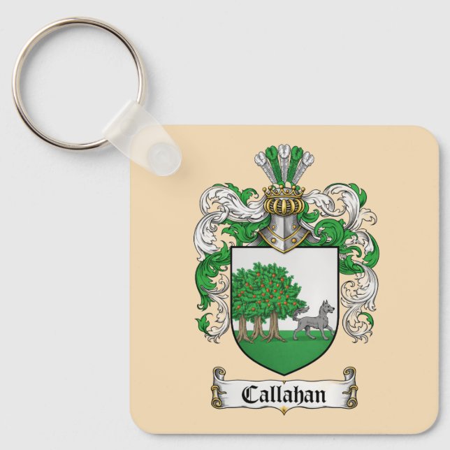 Llavero del Escudo de Armas de Callahan (Anverso)