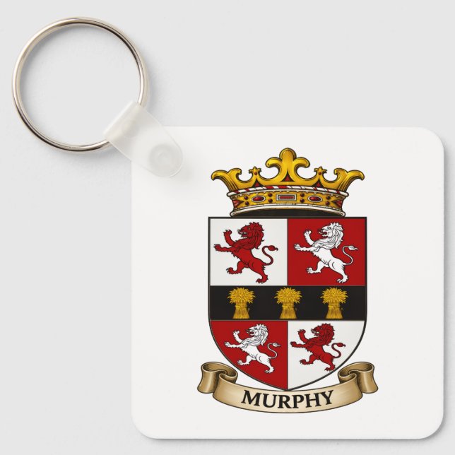 Llavero del Escudo de Armas de la Familia Murphy (Anverso)