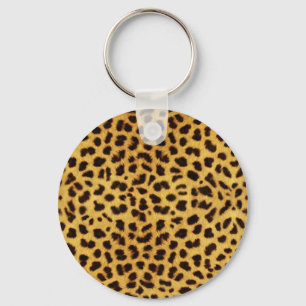Llavero del estampado leopardo