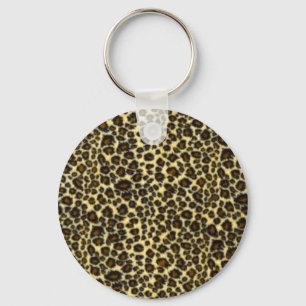 Llavero del estampado leopardo