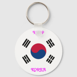 Llavero del estilo del botón de COREA