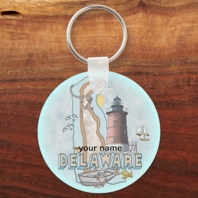 Llavero del faro de Delaware (Anverso)