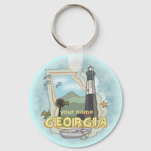 Llavero del faro de Georgia
