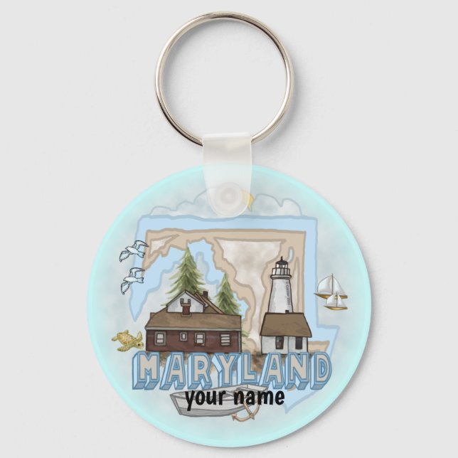 Llavero del faro de Maryland (Anverso)