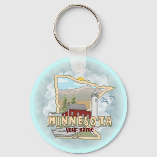 Llavero del faro de Minnesota (Anverso)