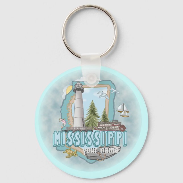 Llavero del faro de Mississippi  (Anverso)