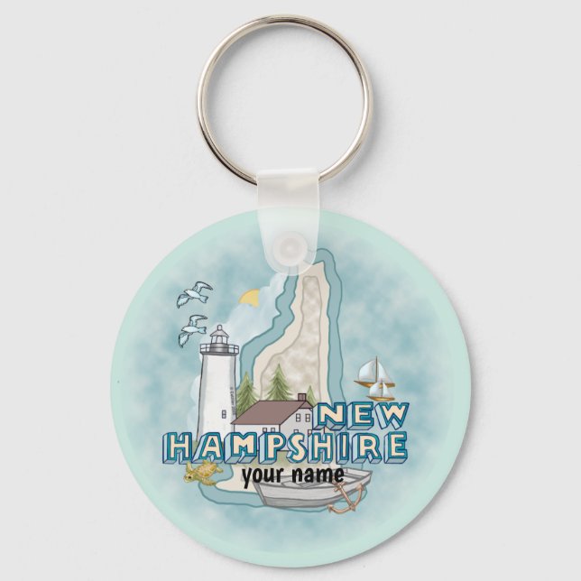 Llavero del faro de New Hampshire (Anverso)