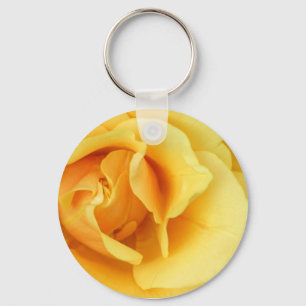 Llavero del flor del rosa amarillo