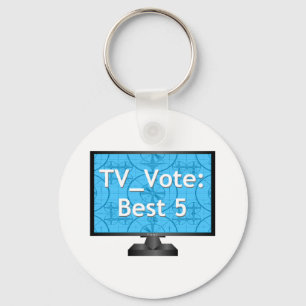 Llavero del funcionario del voto de la TV