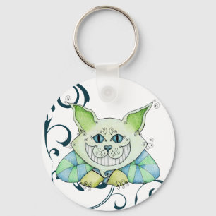 Llavero del gato de Cheshire