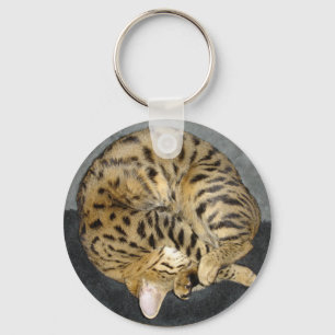Llavero del gato de la sabana