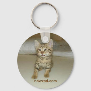 Llavero del gato del rescate de Nowzad