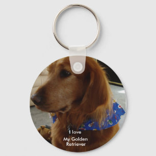 Llavero del golden retriever