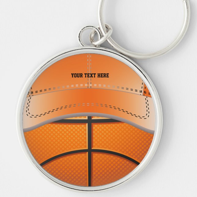Llavero del gorra de la bola del baloncesto (Frente)
