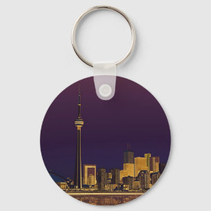 Llavero del horizonte de la noche de Toronto