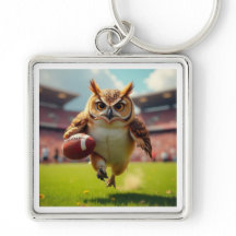 llavero del jugador de rugby de owl