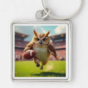 llavero del jugador de rugby de owl